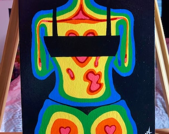 Thermal Body Acrylic Painting