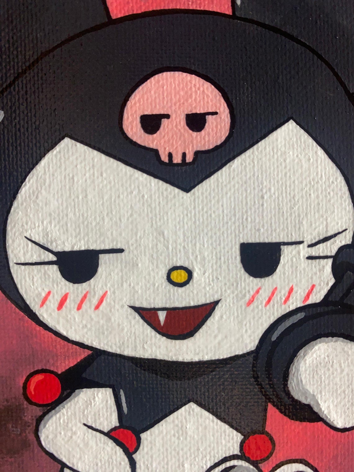 Kuromi FA Canvas Painting - Etsy