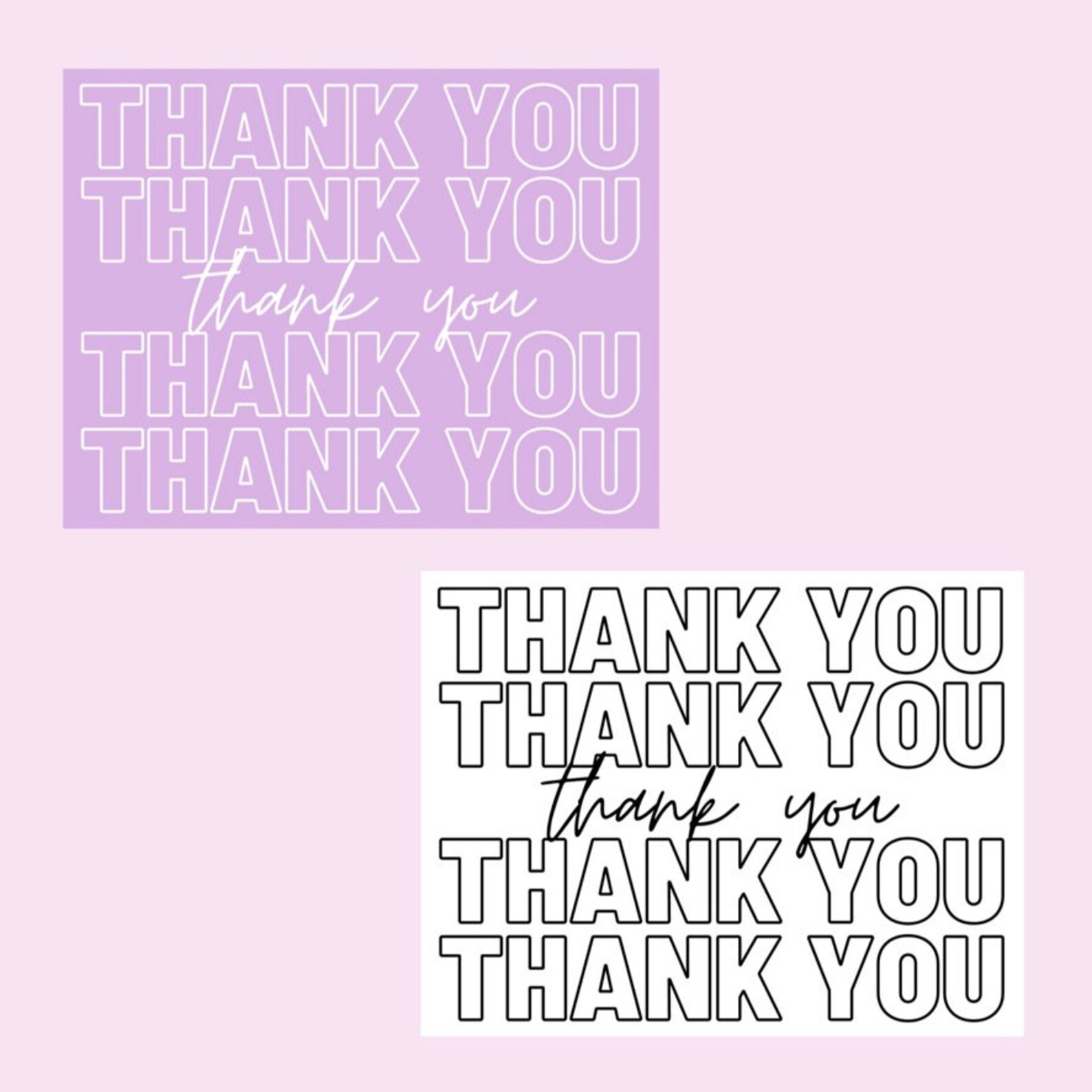 Thank You Cards Printable Thank You's Business Thank You - Etsy