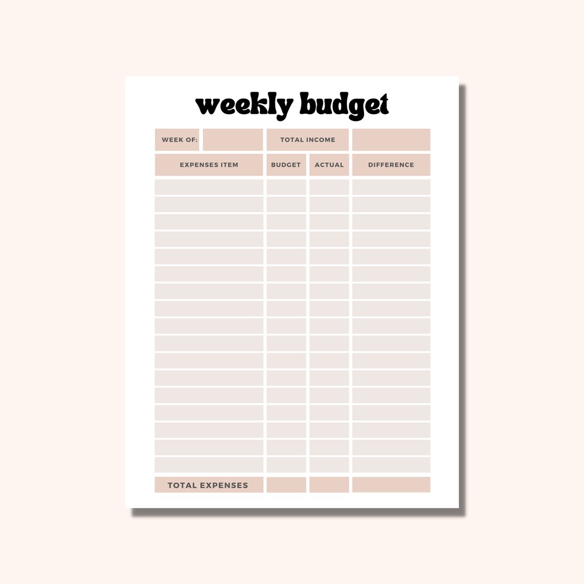 Budget Binder Printable, Savings Binder Printable, Budget Planner ...