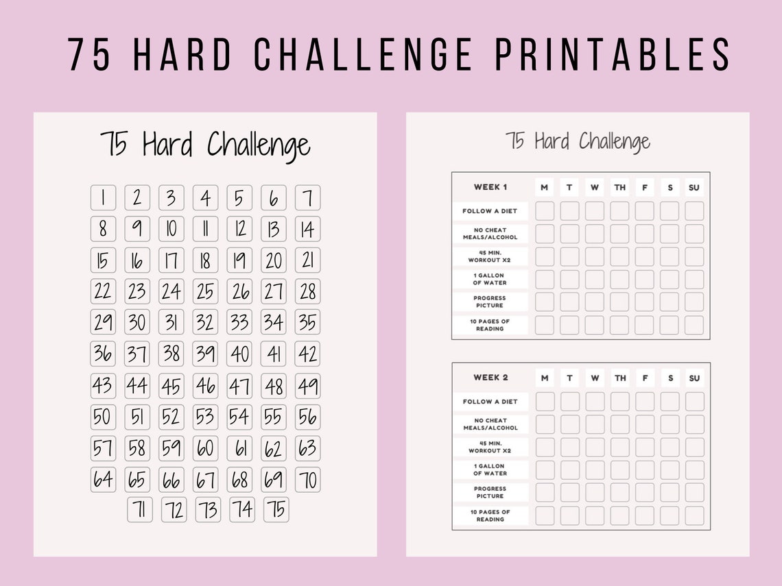75-hard-printable-75-hard-challenge-tracker-75-hard-75-day-etsy