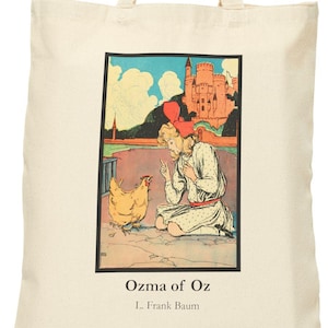 Ozma of Oz Tote Bag: Vintage Book Illustration, Literary Gift
