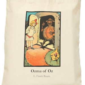 Ozma of Oz Tote Bag: Vintage Book Illustration, Copper Man