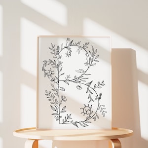 Sinal de carta personalizado, impressão inicial personalizada, sinal de monograma, impressão inicial, decoração de manto personalizado, primeira decoração de casa, presentes de inauguração