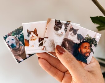Custom Pet Photo Magnet, Custom Pet Parent Gifts, Cute Animal Fridge Magnets, Dog Cat Lover Gifts, Holiday Christmas Gift for Pet Lovers