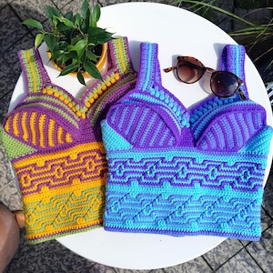 Callista Crochet Top Pattern by pringlecrochet