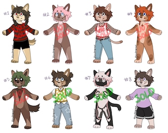 Furry character adoptable batch
