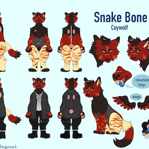 Custom complex reference sheet commission