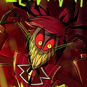 Eleventh Hour Art Print - Alastor Hazbin Hotel