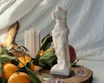 Venus Soy Candle | L Greek Goddess | Decorative Candle | Sculptural Candle | Aesthetic Candle | Unique Candle |Aphrodite