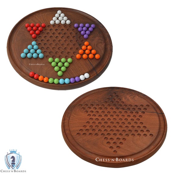 Round best sale chinese checkers