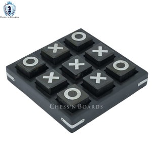 Wooden Tic Tac Toe/ Noughts and Crosses Game Unique Handmade Quality Wood Family Board Games/Thanks Giving Gift/Christmas Gift
