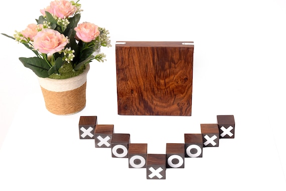 Buy Wood Tic Tac Toe - Coffee Table Puzzle (5x5) Living Room Game