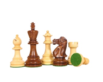 4” Staunton Chess set,Sheesham and Boxwood Chess Pieces/ Classic Staunton Chess Pieces/Tournament series chess set/ Thanks Giving DayGift