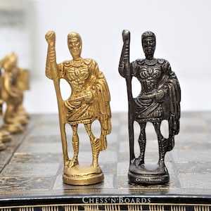 Valentine Gift | Collectible Premium Metal Brass Made Chess Pieces Game Set with 100% Brass Pieces, Antique Showpiece/Thanks Giving Day Gift