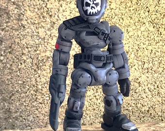 Artron Post Human / Handcrafted Figure from 3D Printed Parts