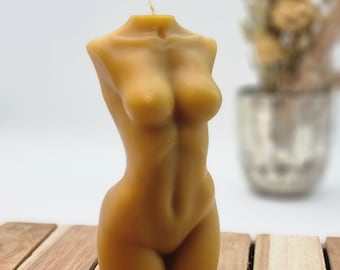 Körperkerze (15 cm)/ 220 Gramm / Bienenwachs/ Frauen Kerze / Motivkerze / Torso Kerze / Venus Büste / Deko Kerze/ Kerze / Maristekerze