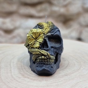 Skull candle / skull candle made of rapeseed wax in different colors / mariste candles / decorative candles / Halloween candle / motif candle