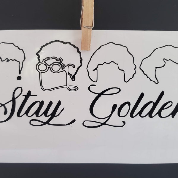 golden girls decal