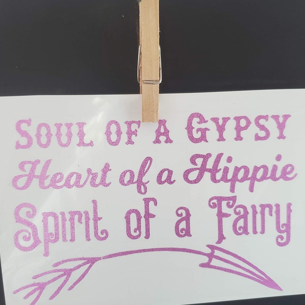 Gypsy Soul decal