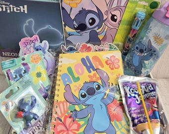 Caja de regalo de Lilo y Stitch/Cumpleaños infantil/Mejórate pronto/Paquete de cuidado infantil