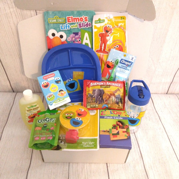 Gifts for Toddlers| Toddler Birthday Gift| Sesame Street Gift| Kids Get Well Gift| Girl Toddler Gift| Boy Toddler Gift| Kids Care Package