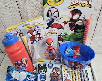 Caja de regalo de Spidey y sus amigos/Regalo de cumpleaños para niños/Que te mejores pronto