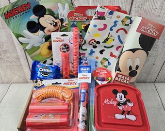 Caja de regalo de Mickey Mouse/Cumpleaños de niño/Mejórate pronto/Simplemente porque sí/Regalos para niños pequeños/