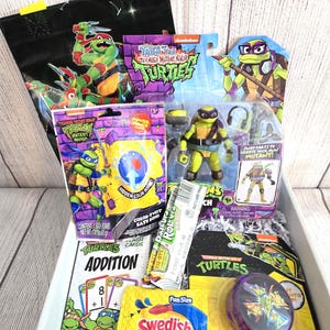 Teenage Mutant Ninja Toy| Boys Birthday| Boy&#39;s Get Well| Gift for Boys| Gift for Toddlers| Kids Gift Basket| TMNT Gift Basket|Boo Basket