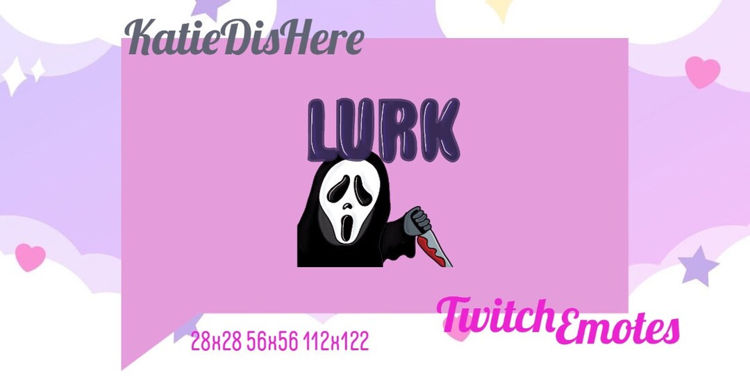 Ghost Face Twitch Emote - Etsy