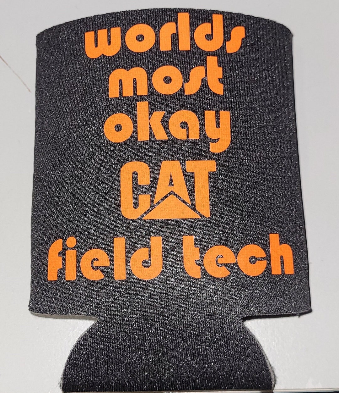 Worlds Most Okay Cat Field Tech Coozie - Etsy