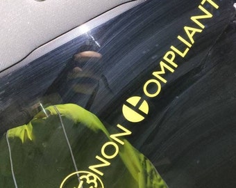 Non-compliant Cat Decal