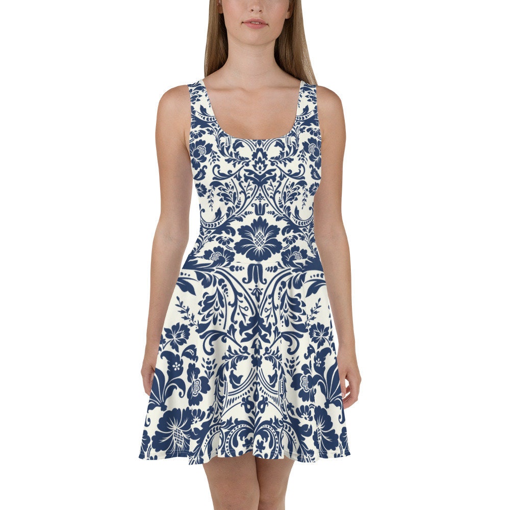 wedgewood blue dress JONES main image 1