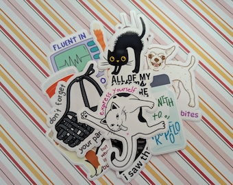 Vet Tech Collection Variety Stickers