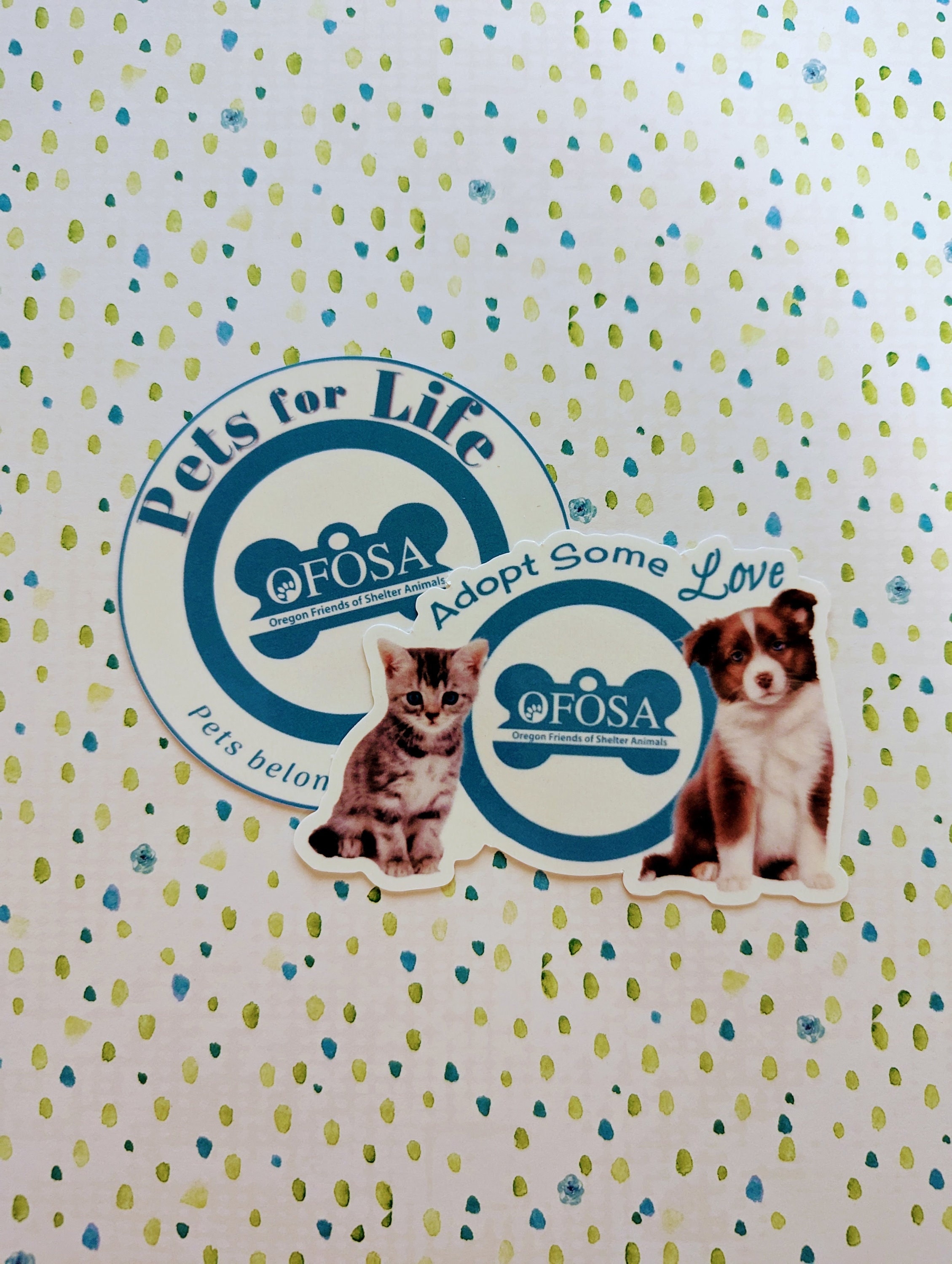 Pets For Life Rescue Stickers Oregon Friends of Shelter Animals