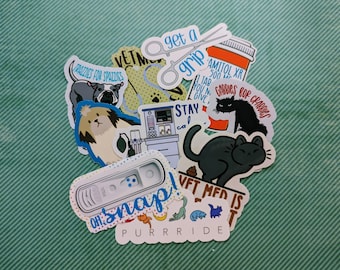 Vet Tech Collection Variety Stickers