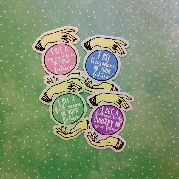 Veterinary Visons Sticker Collection