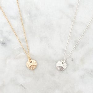 Sand Dollar Necklace, 14k Gold Filled Necklace, Beach Jewelry, Summer Jewelry, Dainty Chain, Little Charm Necklace, Gift For Her