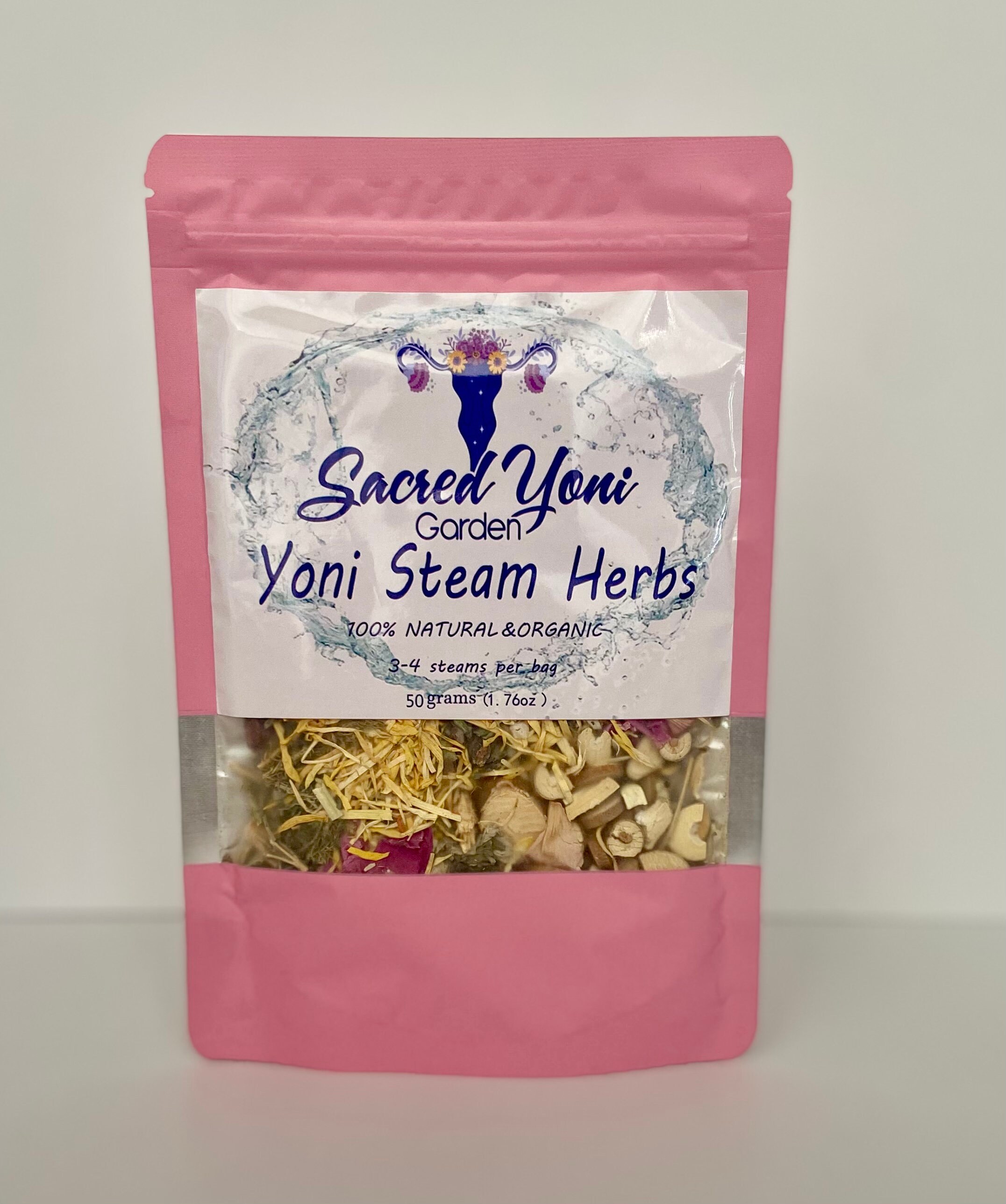 Yoni Natural Organic Steam Herbs for Womb Wellness, Menstrual Cramps ...