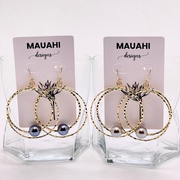 Pauahi Hoop Earrings