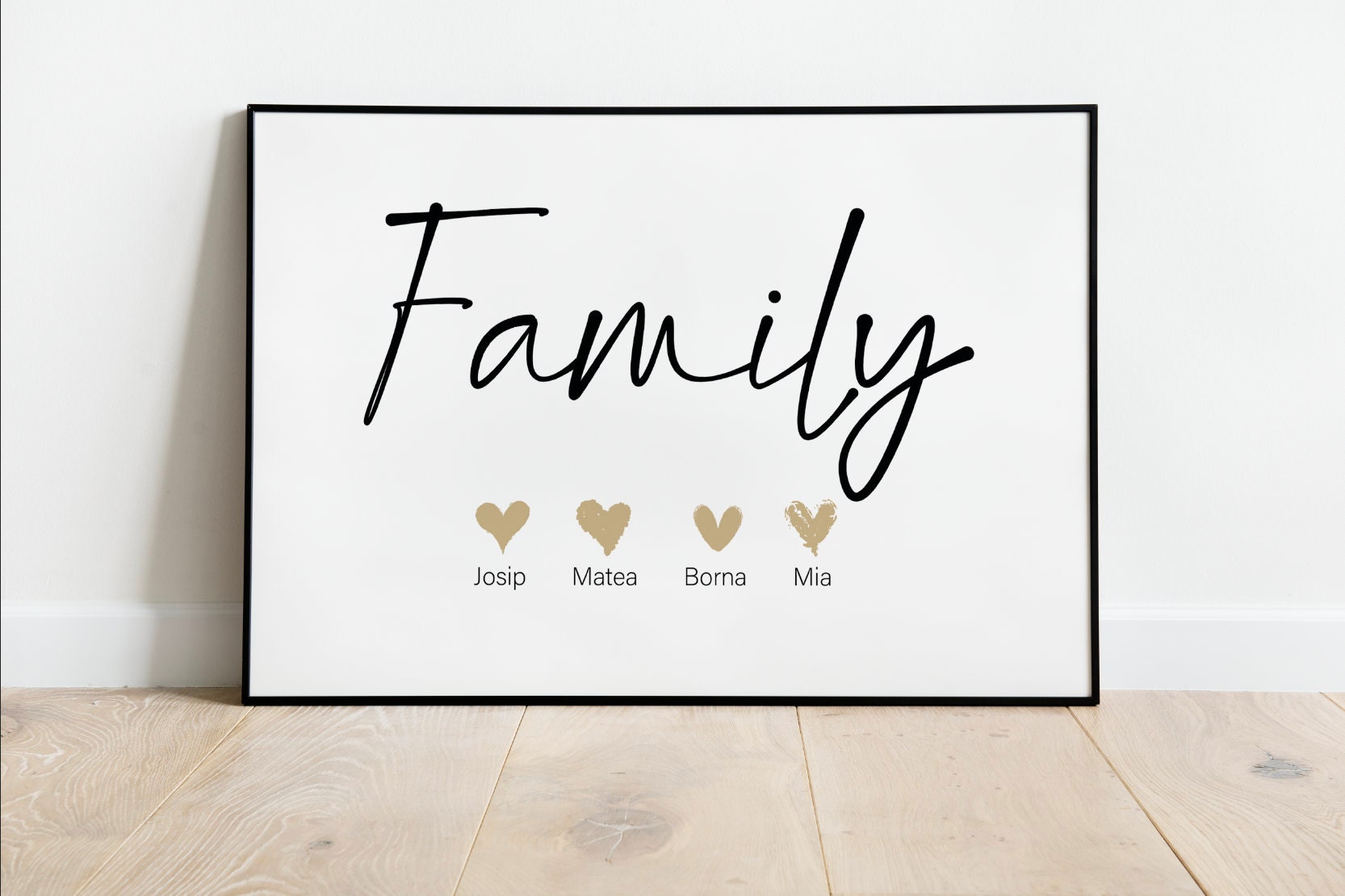 Custom Printable Family Poster - Etsy