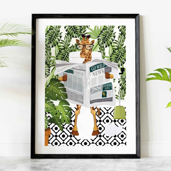 Bathroom Giraffe Print - Etsy