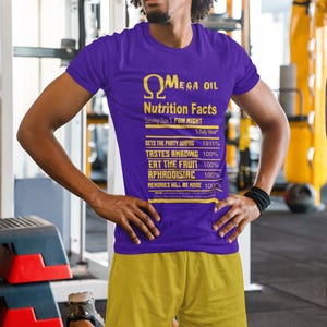 Omega oil t-shirt