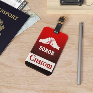 Diva Luggage Tag, Sorority Travel Accessory, Greek Gifts, Bag Identifier, Unique Baggage Tag, Travel Essential