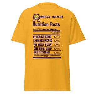 Omega Wood Gold Unisex classic tee