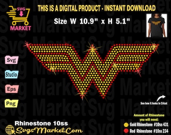 Rhinestone template Svg Download, W. Woman rhinestone ss10 svg for Cricut, Silhouette, girl power Rhinestone svg