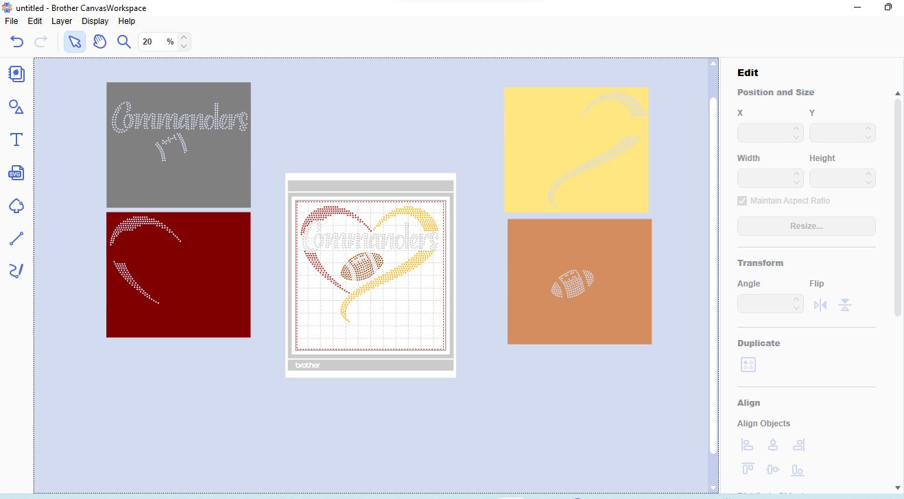 Instant Download Rhinestone Template Football Commanders Svg ...