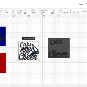 Cubs Cheer Svg Instant Download Rhinestone Template, Cubs Svg ...