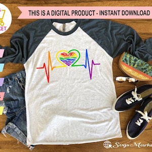 Regenbogen Herz SVG, Pride SVG, lgbt svg, Gay Pride svg,gay, Tierdruck svg, Pride Monat svg für Cricut, Silhouette, Easy Cut, SVG Layered