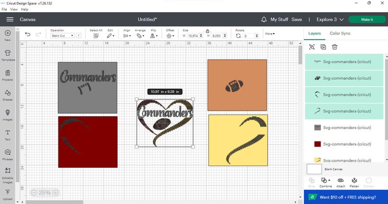Instant Download Rhinestone Template Football Commanders Svg ...